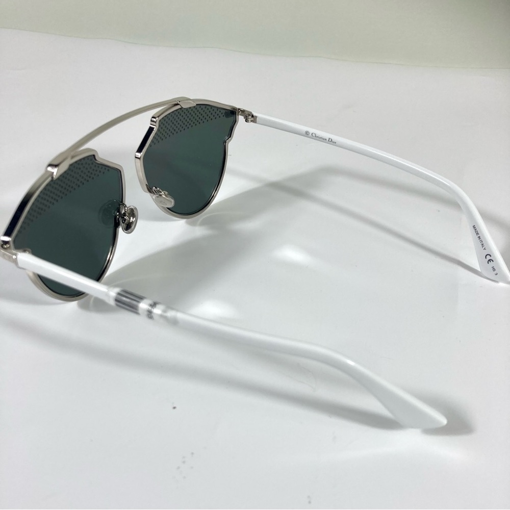Christian Dior So RealS Studded 85LDC Palladium White Sunglasses Mirror NWT - Picture 12 of 17